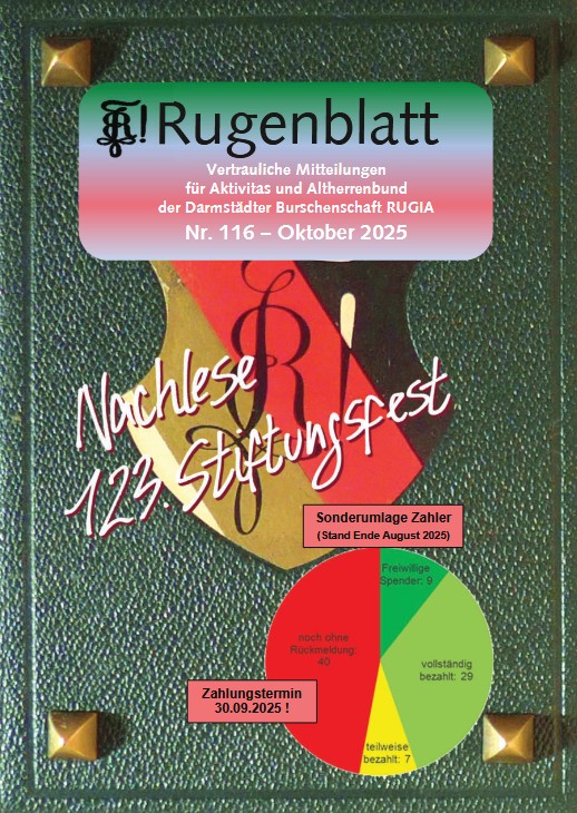 Titelblatt Rugenheft 116